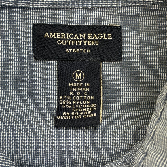 American Eagle Outfitters Button Down Three Quarter Length Sleeve Shirt - Picture 4 of 9